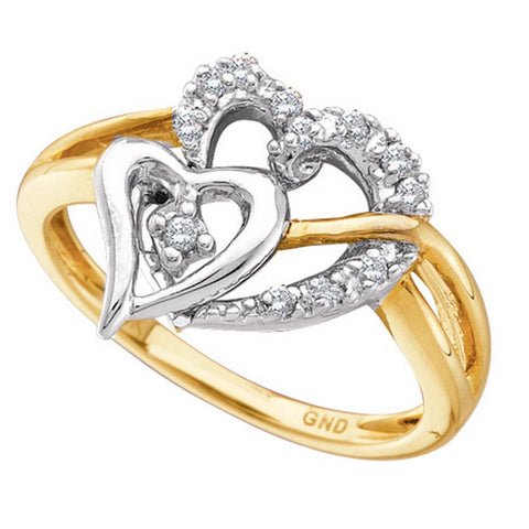 1-10CTW-Diamond HEART RING