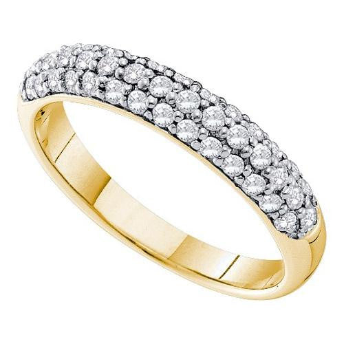 14KT Yellow Gold 0.53CTW DIAMOND FASHION BAND