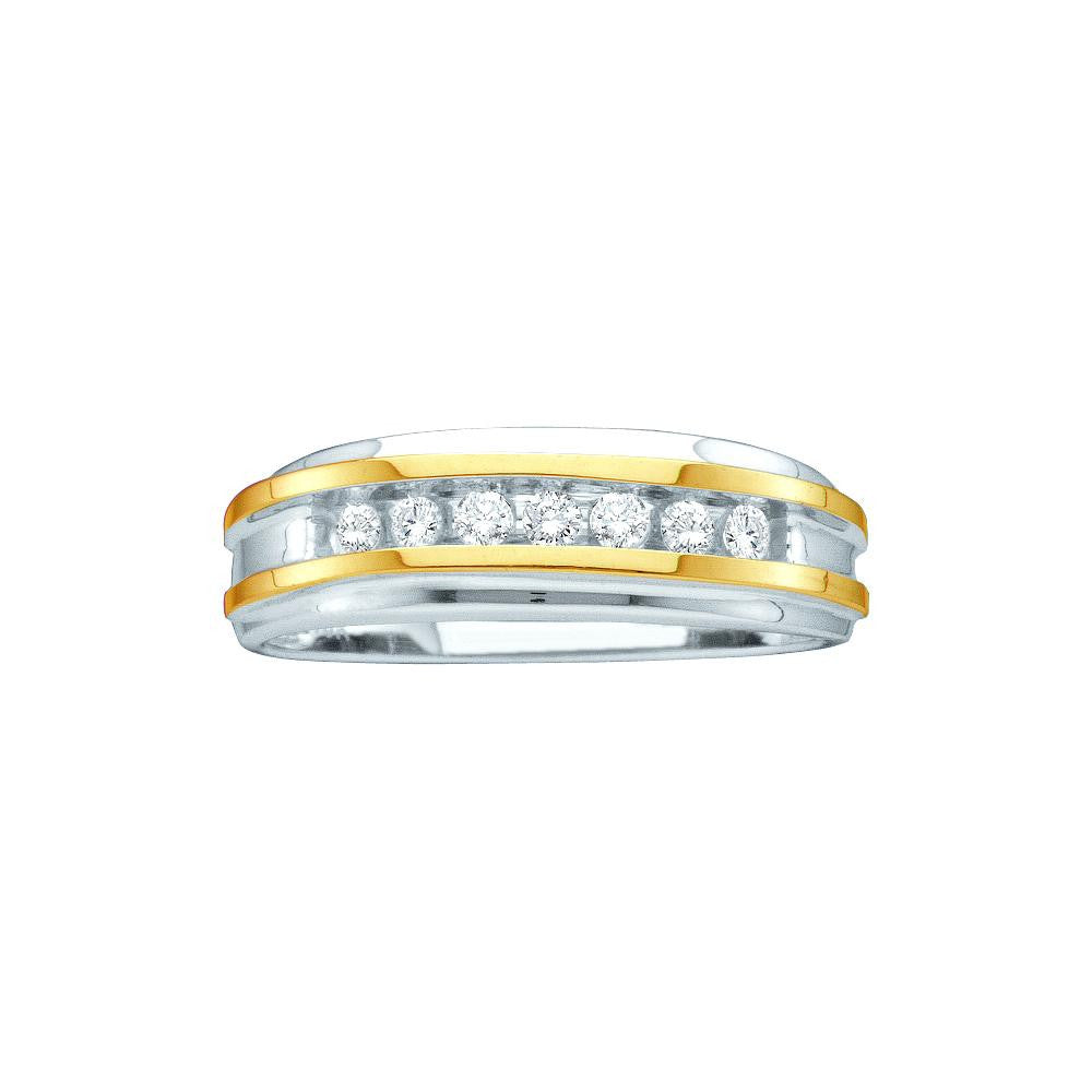 1-4CT-Diamond CLUSTER MENS BAND