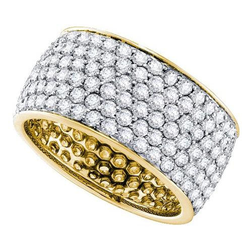 14KT Yellow Gold 3.89CTW DIAMOND FASHION BAND