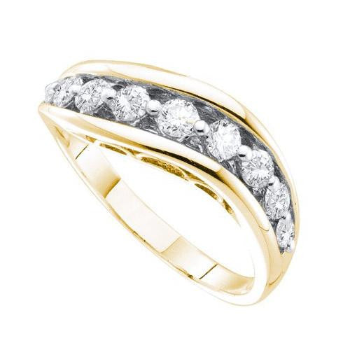 14KT Yellow Gold 0.51CTW DIAMOND FASHION BAND