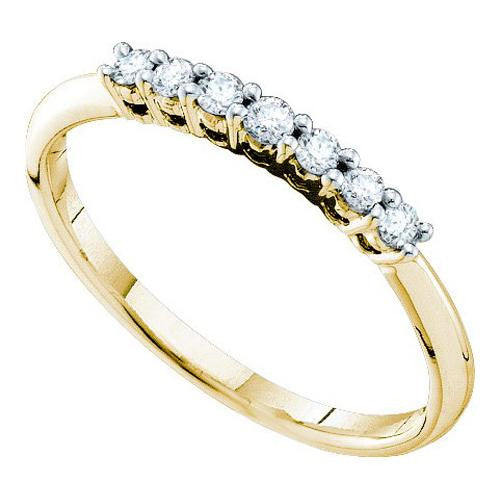 14KT Yellow Gold 0.20CT DIAMOND  FASHION BAND