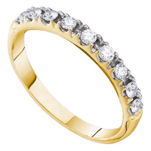 14KT Yellow Gold 0.32CTW DIAMOND FASHION BAND