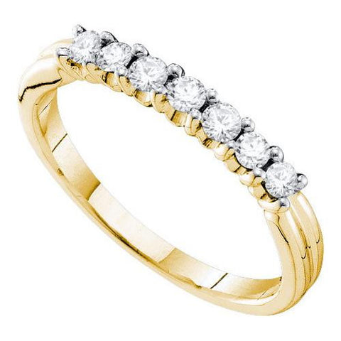 14KT Yellow Gold 0.33CT DIAMOND FASHION BAND