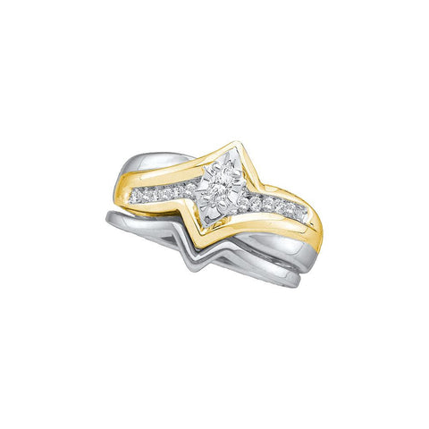 1-5CT-Diamond MQ-CENTER BRIDAL SET