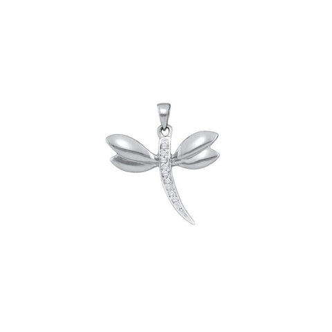 0.03CT-Diamond BUTTERFLY PENDANT