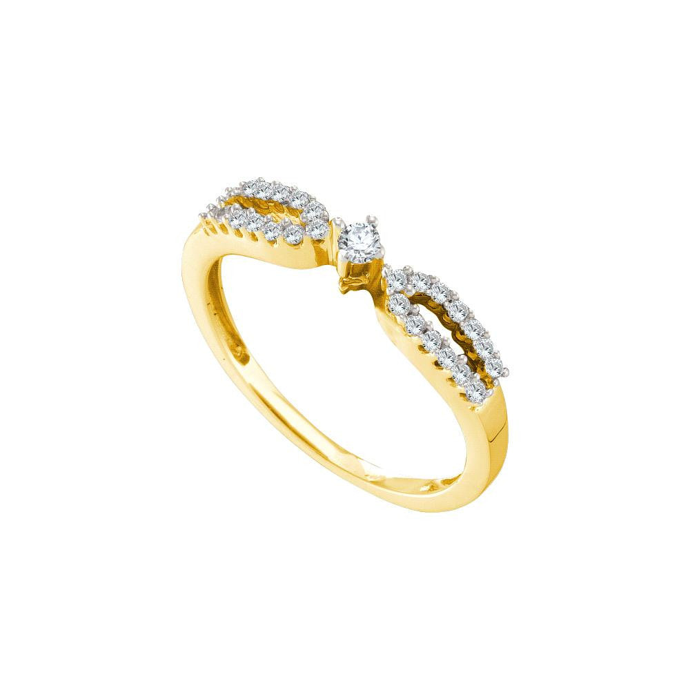 1-5CTW-Diamond RD-CENTER BRIDAL RING