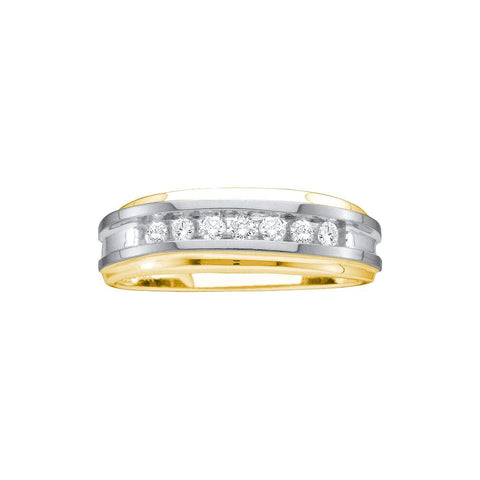 1-4CT-Diamond CLUSTER MENS BAND