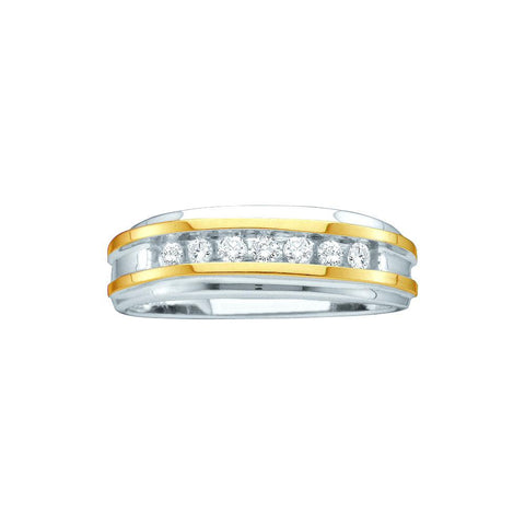 1-4CT-Diamond CLUSTER MENS BAND