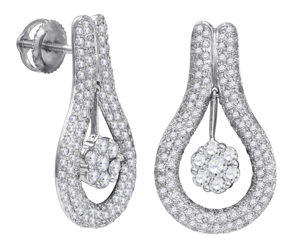 1 3-4CT-Diamond FASHION EARRING