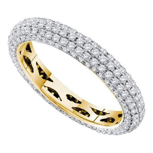 14KT Yellow Gold 1.25CTW DIAMOND ETERNITY BAND