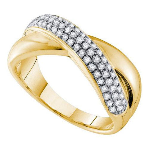 14KT Yellow Gold 0.40CTW DIAMOND FASHION BAND