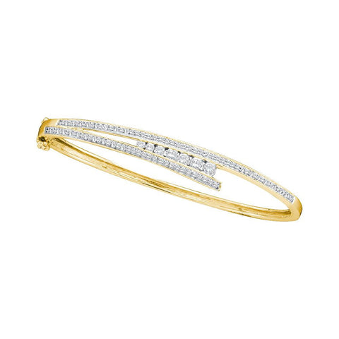 1 CT-Diamond JOURNEY BANGLE