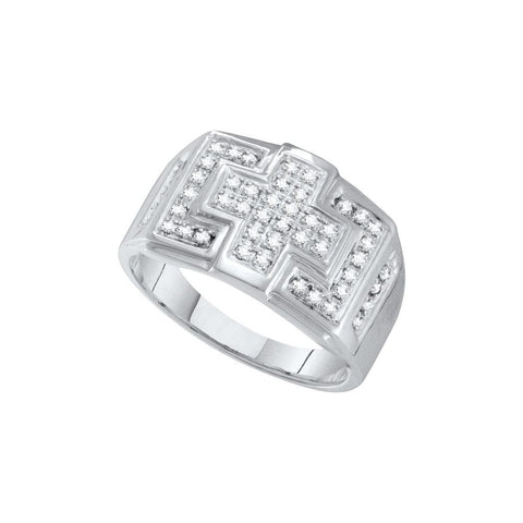 1-3CT-Diamond MICRO-PAVE MENS RING