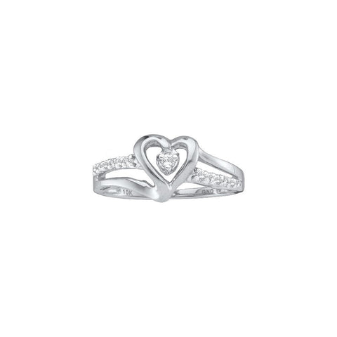 1-8CTW-Diamond HEART RING