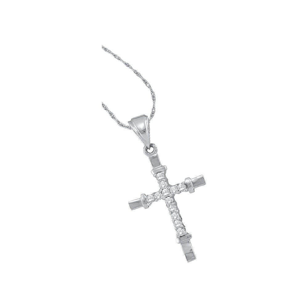 1-6CT-Diamond CROSS PENDANT