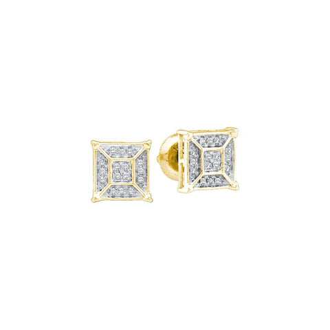 1-10CT-Diamond MICRO-PAVE EARRINGS