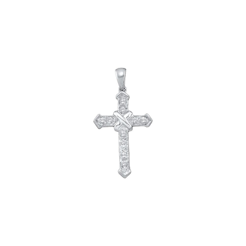 1-10CT-Diamond CROSS PENDANT