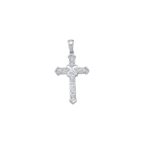 1-10CT-Diamond CROSS PENDANT