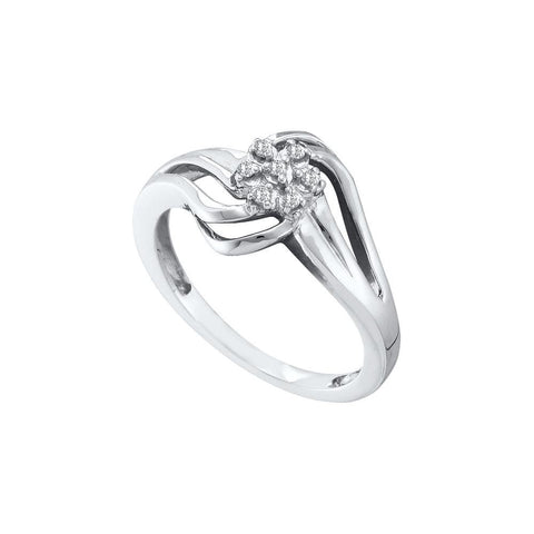 1-20CT-Diamond FLOWER RING