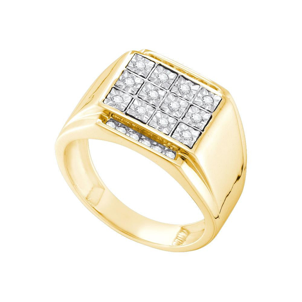 1-4CT-Diamond FANOOK MENS RING