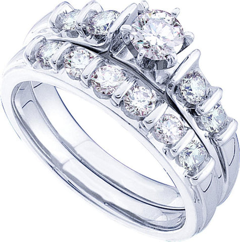 1 CT-Diamond 1-3CT-CRD BRIDAL SET