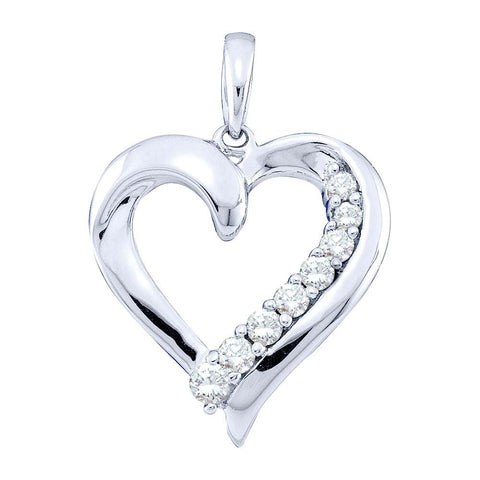 1-4CT-Diamond HEART PENDANT