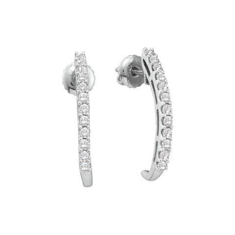 1-2CTW-Diamond FASHION HOOPS