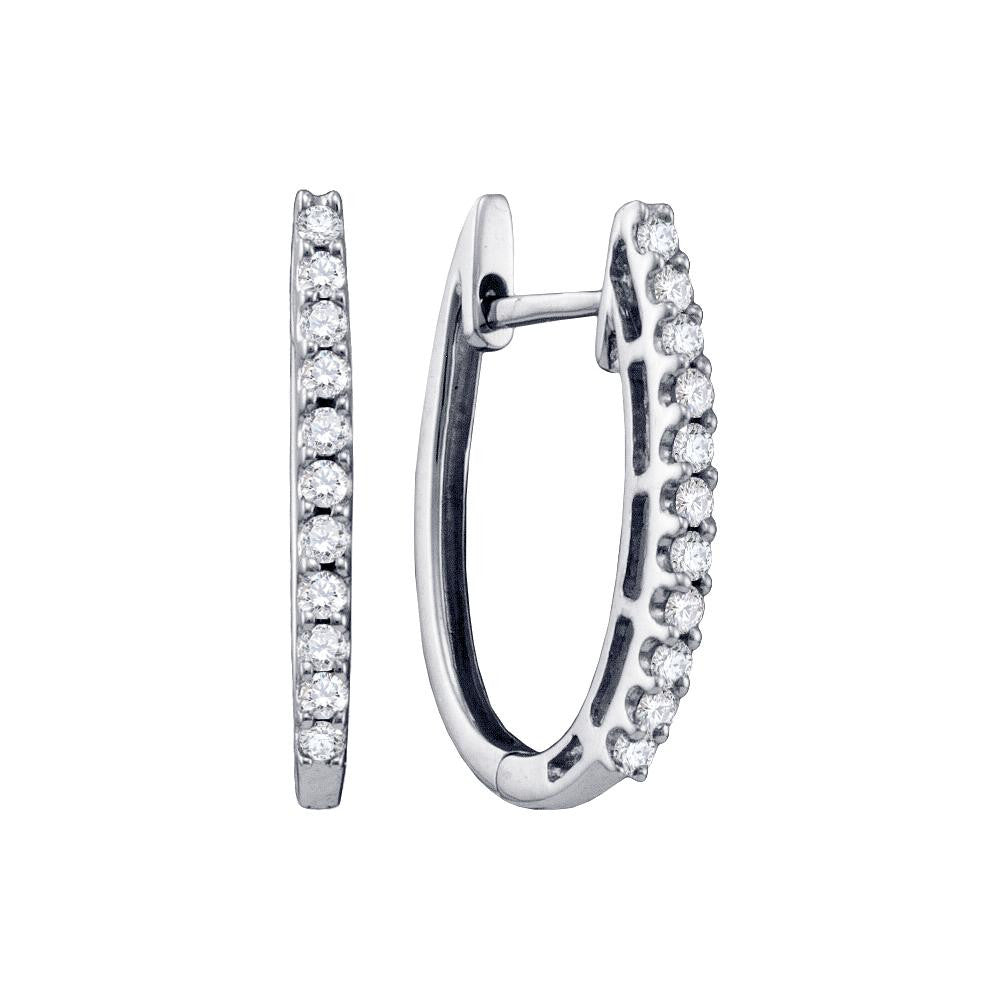 1-4CTW-Diamond FASHION HOOPS