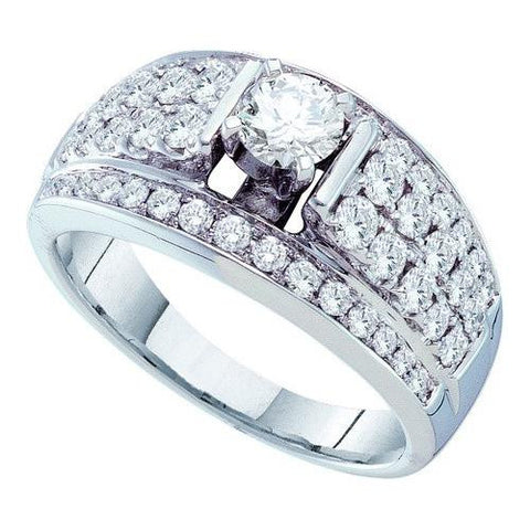 14K White-gold 1.40CT DIAMOND LADIES BRIDAL RING