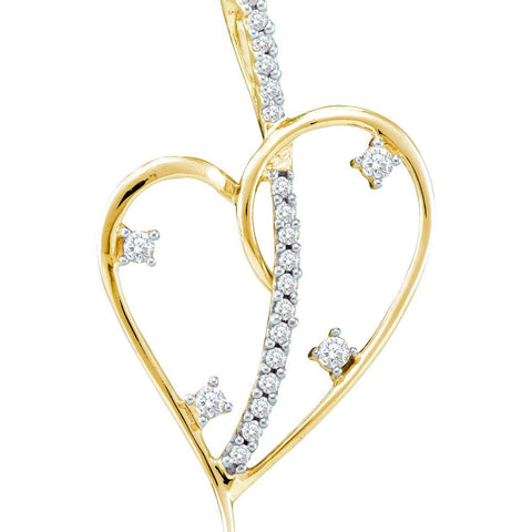 1-5CT-Diamond HEART PENDANT