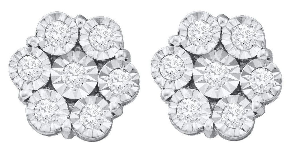 1 CTW-Diamond FANOOK EARRINGS