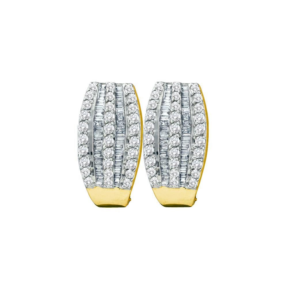 1 CTW-Diamond FASHION EARRINGS(HE)