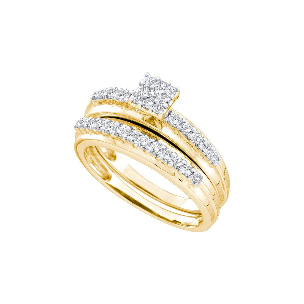 1-2CT-Diamond FASHION BRIDAL SET