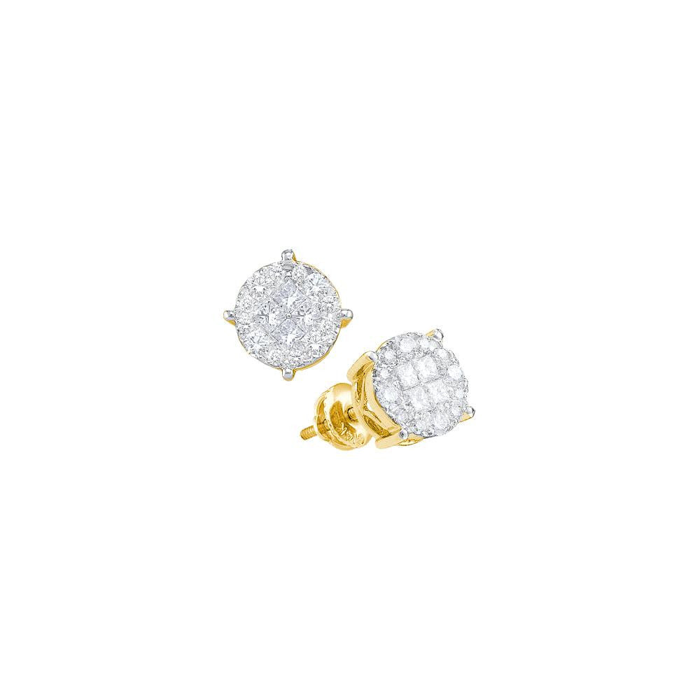 1-2CT-Diamond SOLEIL EARRINGS