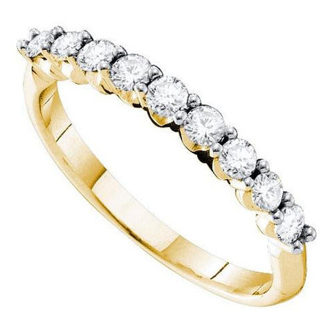 14KT Yellow Gold 0.50CT  DIAMOND FASHION BAND