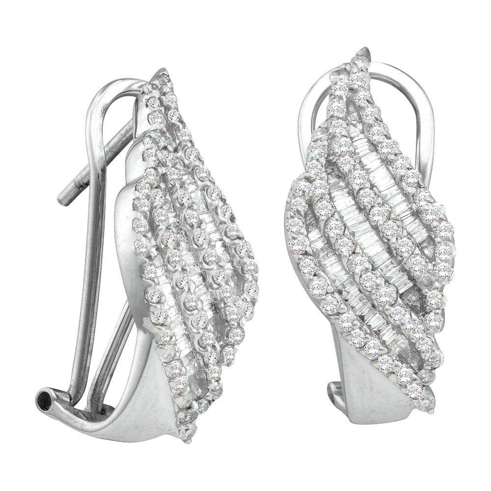 1 1-3CTW-Diamond FASHION EARRINGS