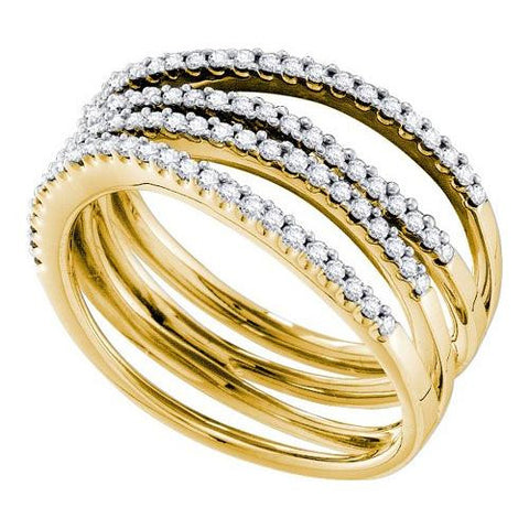 14KT Yellow Gold 0.50CTW DIAMOND FASHION BAND