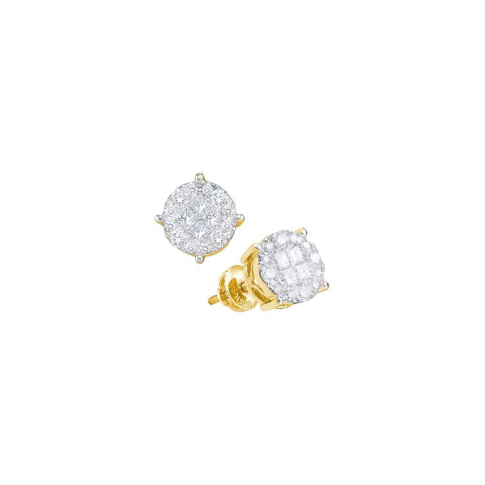 1 CTW-Diamond SOLEIL EARRINGS