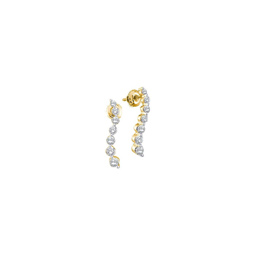 1-4CT-Diamond JOURNEY EARRING