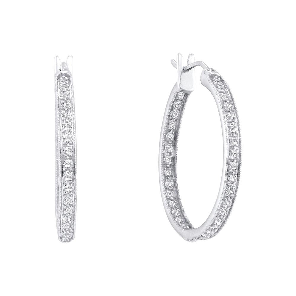 1  CTW-Diamond FASHION HOOPS