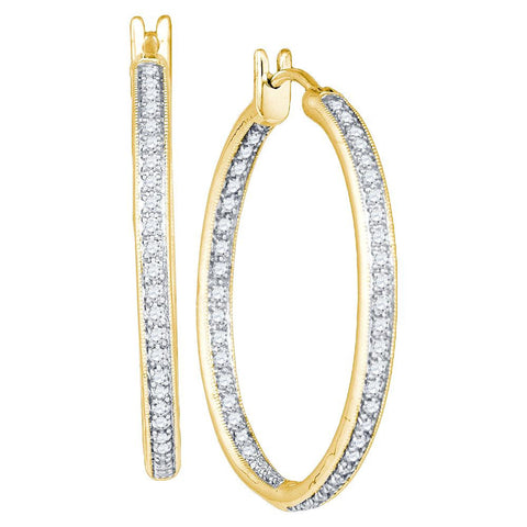 1  CTW-Diamond FASHION HOOPS