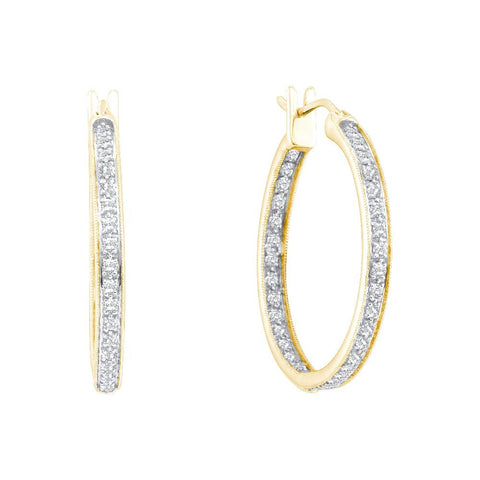 1  CTW-Diamond FASHION HOOPS