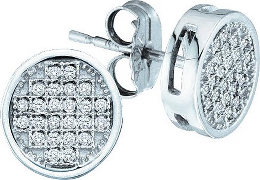 1-20CT-Diamond MICRO-PAVE EARRING