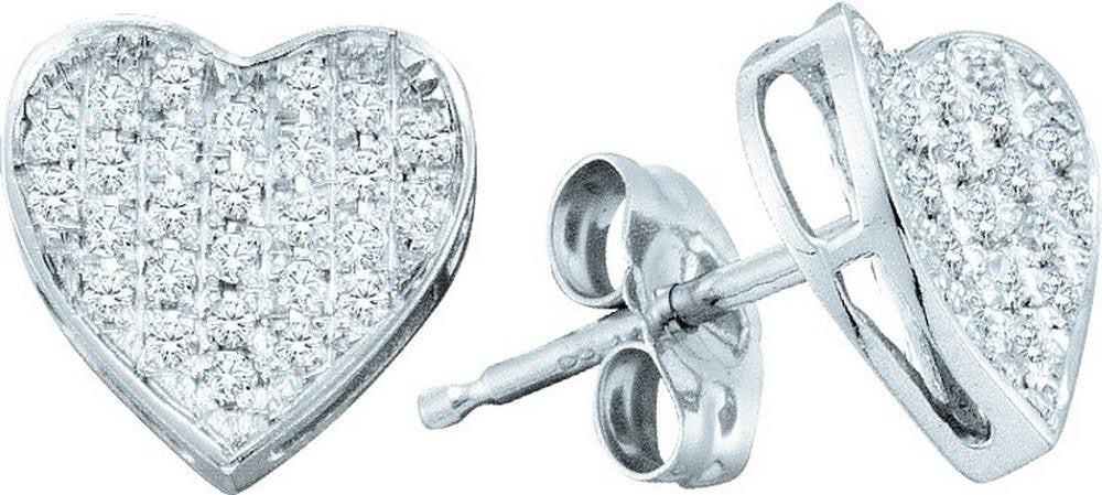 1-5CTW-Diamond HEART EARRINGS