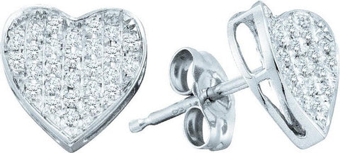 1-5CTW-Diamond HEART EARRINGS