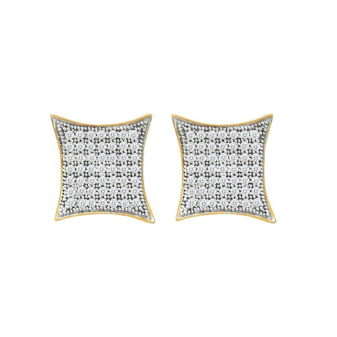 3-8CT-Diamond MICRO-PAVE EARRINGS