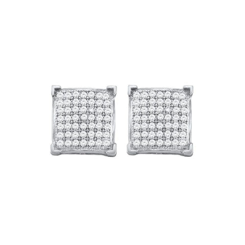 1-3CT-Diamond MICRO-PAVE EARRINGS