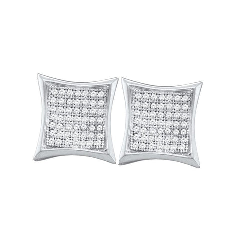 1-3CT-Diamond MICRO-PAVE EARRINGS