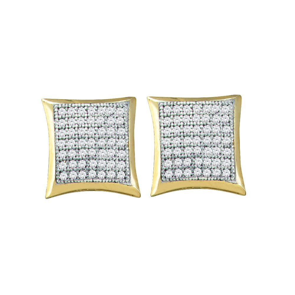 1-3CTW-Diamond MICRO-PAVE EARRINGS